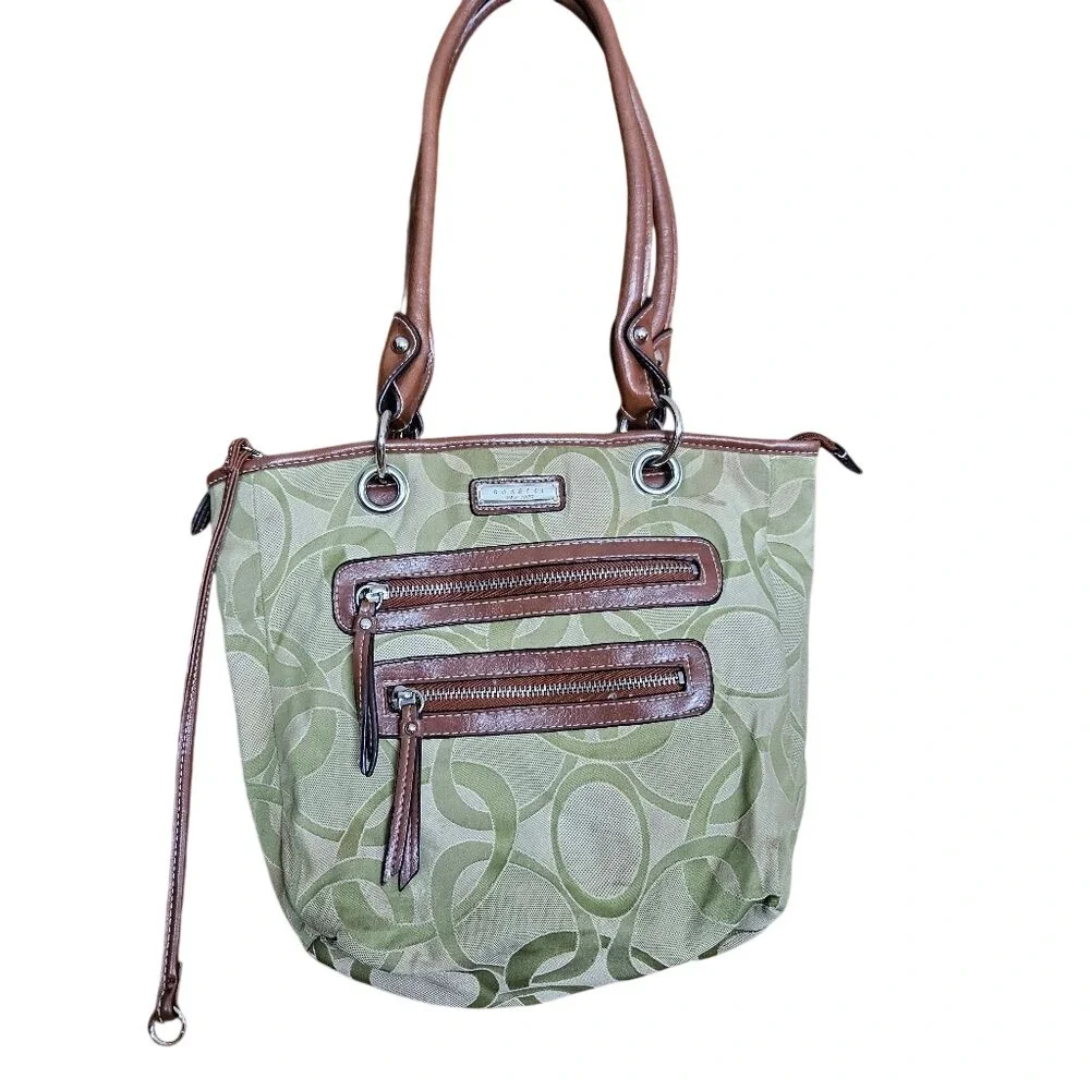 Rosetti New York Anemone Green Purse – Faux Leather Details‎